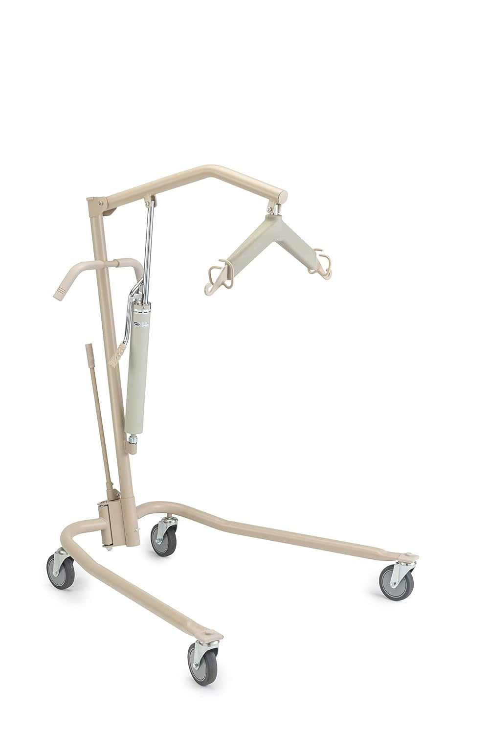 Lightweight Hydraulic Patient Lift, White, 450 lb. Weight Capacity, 9805P, Beige