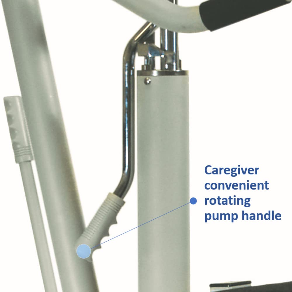 GHS350 Get-U-Up Hydraulic Sit to Stand Patient Lift, 350 lb. Weight Capacity