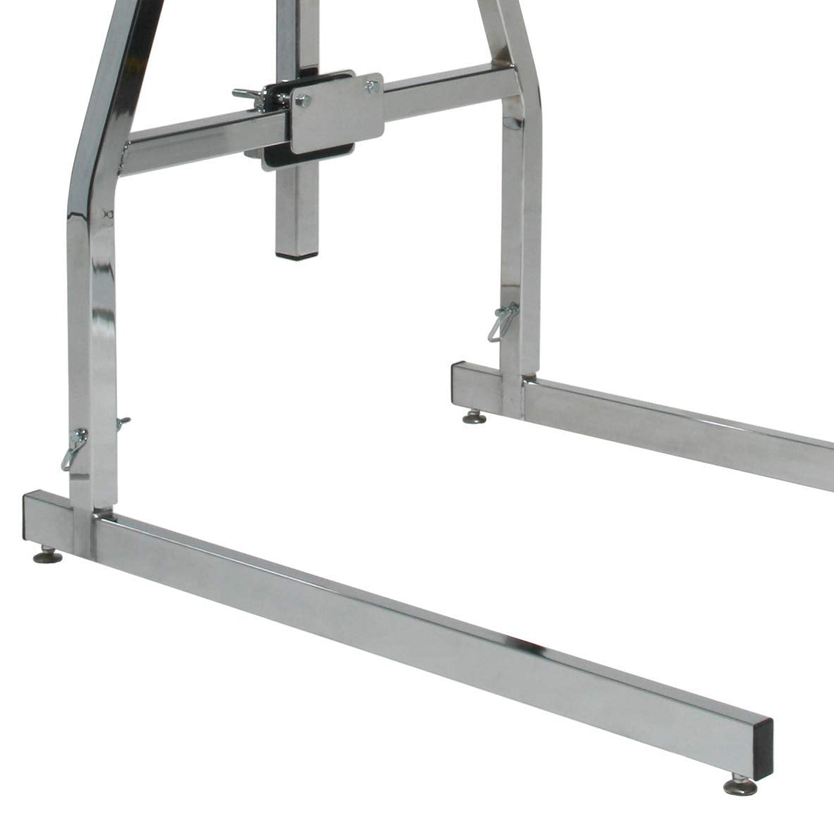 Lumex 2940B Versa-Helper Trapeze Bar for Bed Mobility, Chrome, Medical Assist Handle With Floor Stand