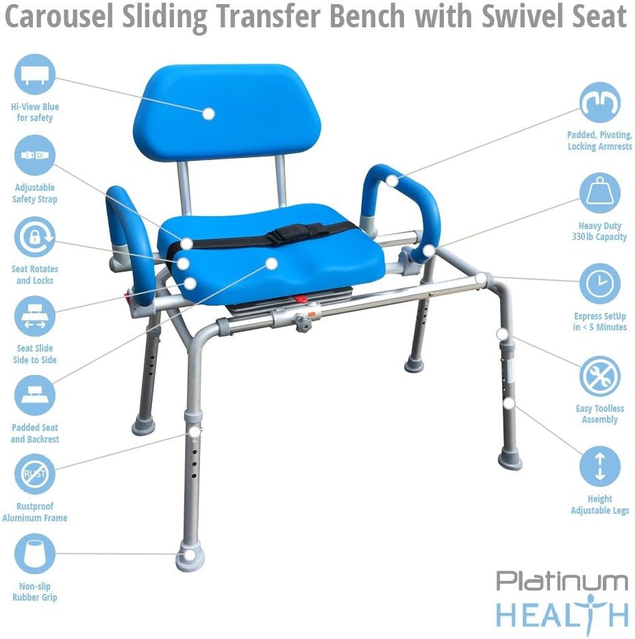 Hip Solution(tm) Bath and Shower Transfer Bench