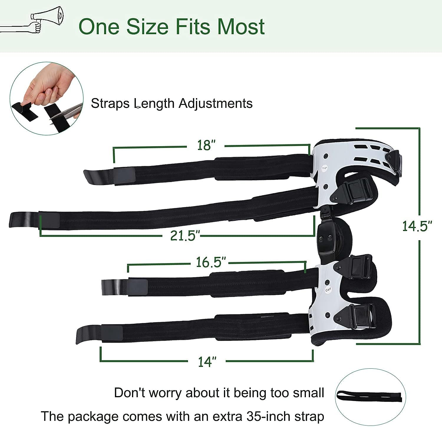 OA Unloader Knee Brace, Support for Arthritis Pain, Osteoarthritis, Cartilage Defect Repair, Avascular Necrosis, Bone on Bone Knee Joint Pain