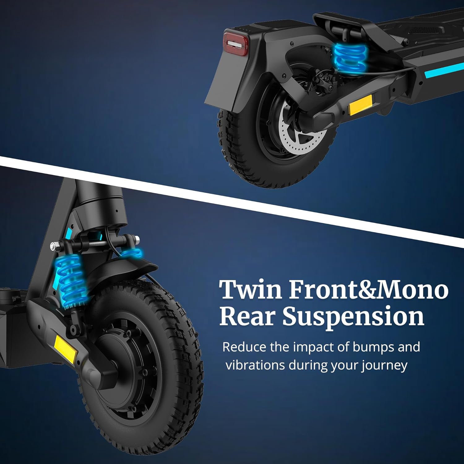G4 Series Electric Scooter for Adults, 500-650W Motor 10"/11" Shock Absorbing Tires, Max 25-45 Miles Long Range 20-38MPH Top Speed, with Electric Code Lock Foldable Commuting Electric Scooter