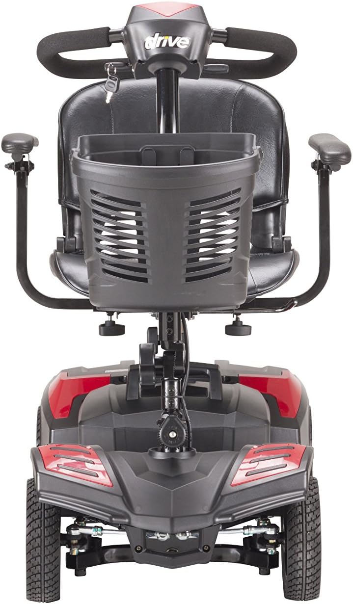 Medical Scout Compact Travel Power Scooter, 4 Wheel Mobility Scooters