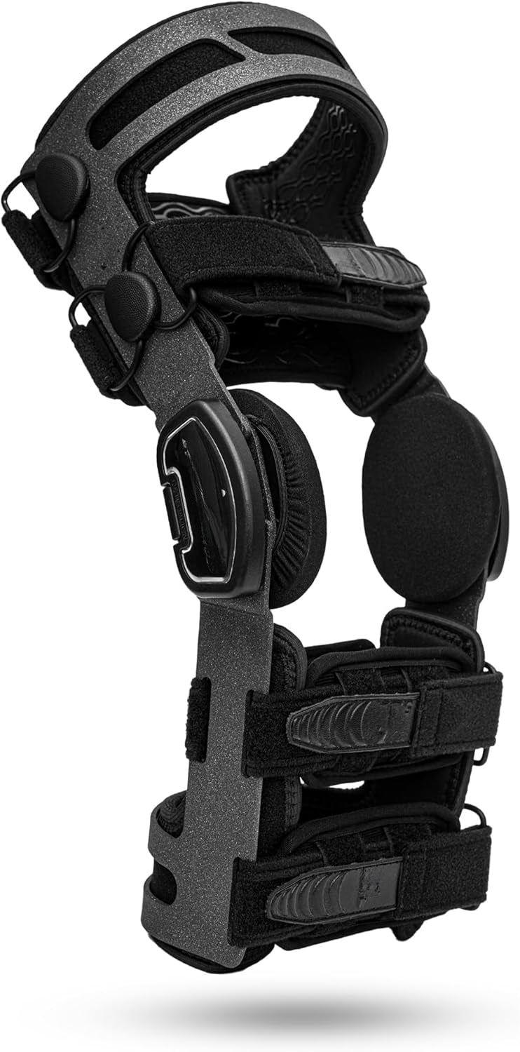 K4 OsteoAlign Hinged Knee Brace - Knee Support for ACL, MCL, Ligament Sports Injuries, Arthritis (OA), Meniscus Tear, Relief from Knee Joint Pain