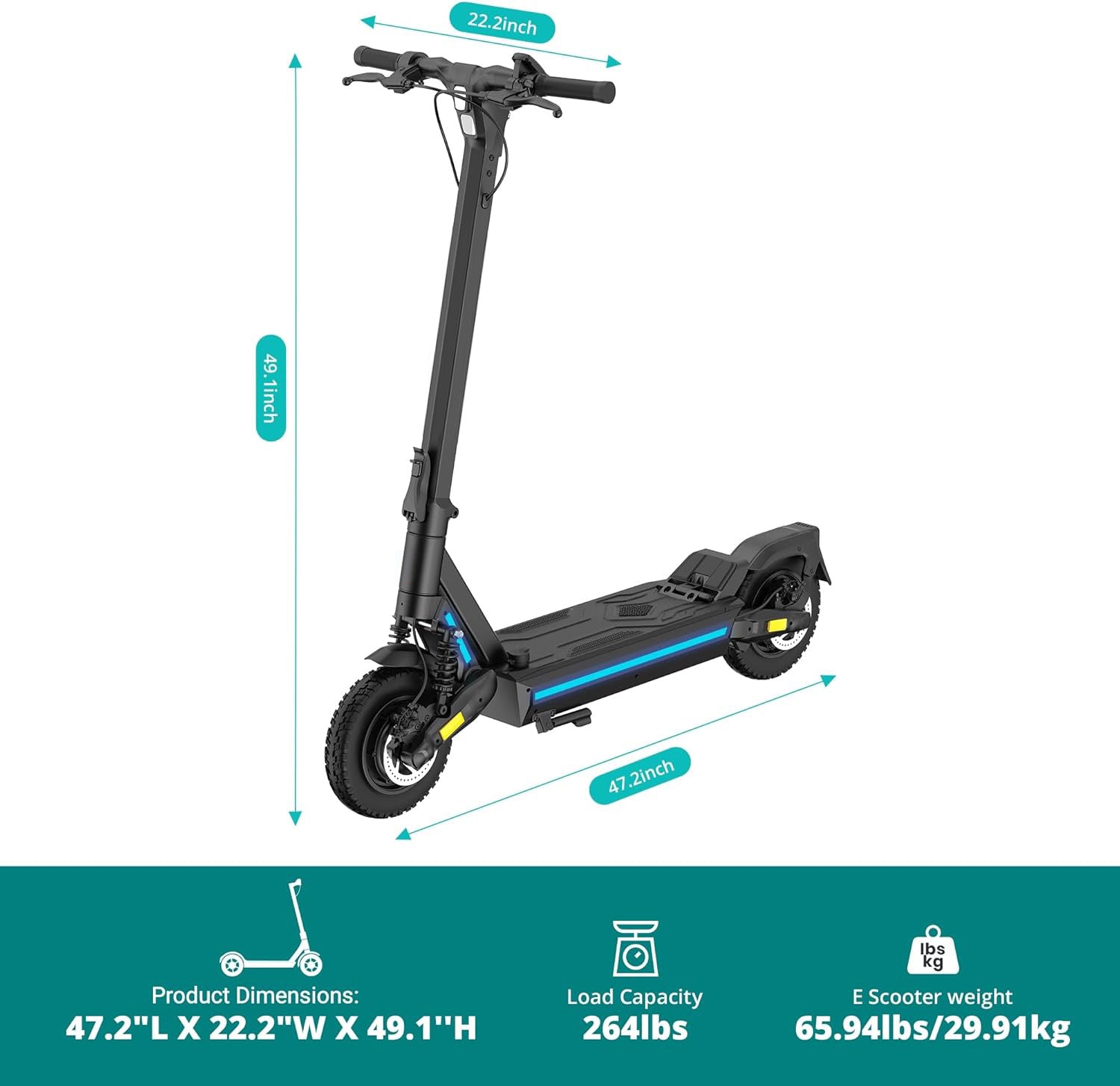 G4 Series Electric Scooter for Adults, 500-650W Motor 10"/11" Shock Absorbing Tires, Max 25-45 Miles Long Range 20-38MPH Top Speed, with Electric Code Lock Foldable Commuting Electric Scooter