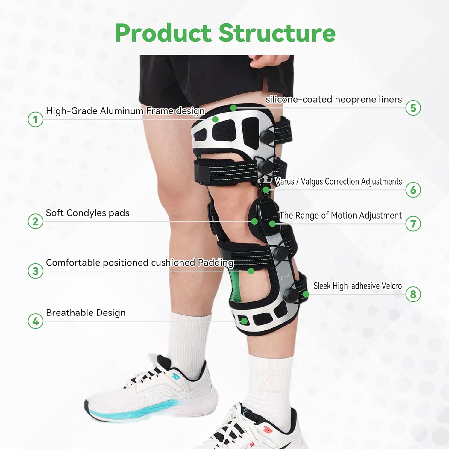OA Unloader Knee Brace for mild to Moderate Knee osteoarthritis Men & Women Orthopedic Solution for Knee Stability, Pain Relief