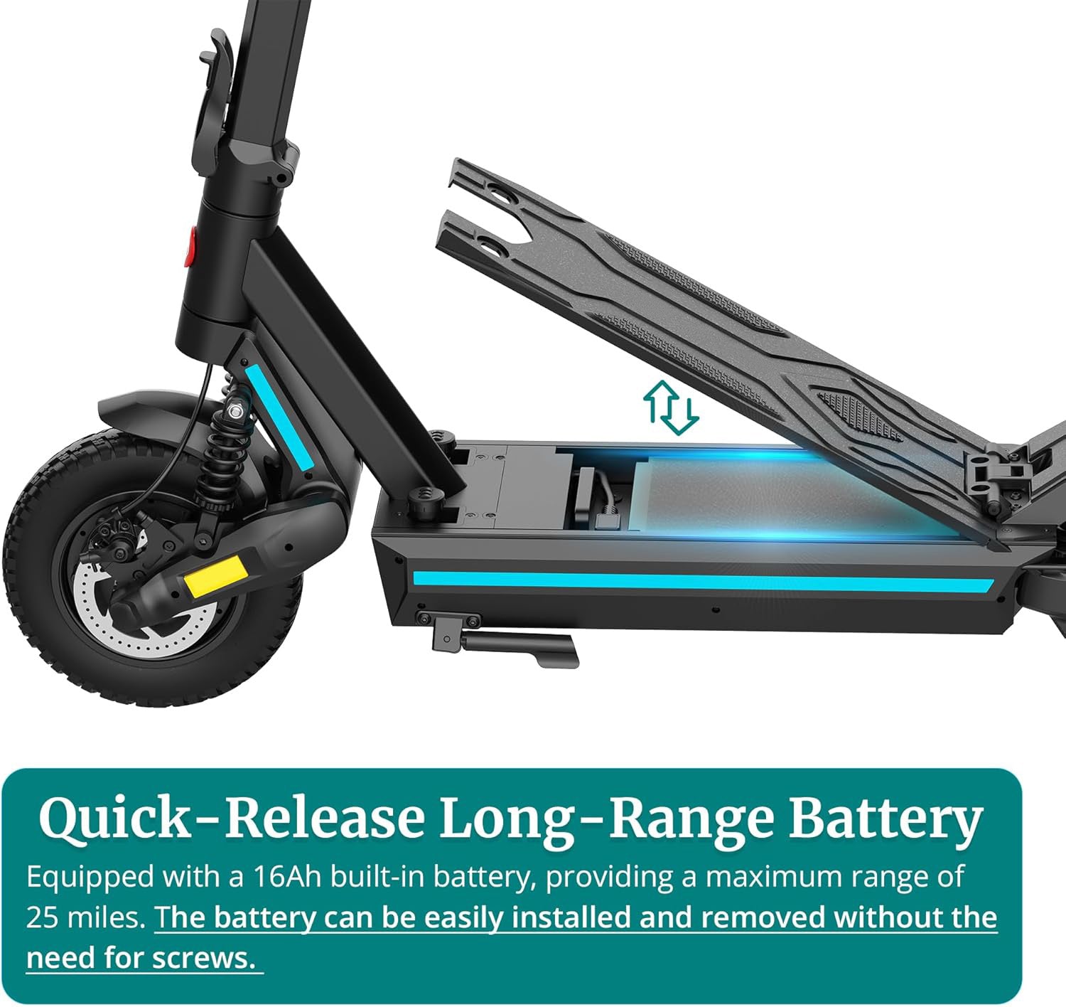 G4 Series Electric Scooter for Adults, 500-650W Motor 10"/11" Shock Absorbing Tires, Max 25-45 Miles Long Range 20-38MPH Top Speed, with Electric Code Lock Foldable Commuting Electric Scooter