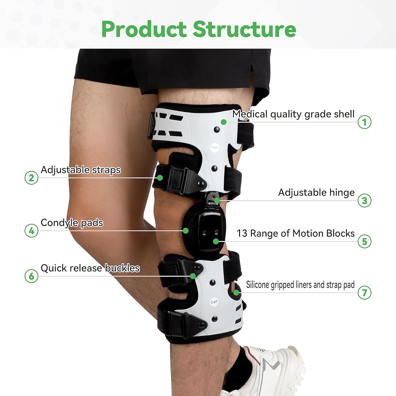 OA Unloader Knee Brace, Support for Arthritis Pain, Osteoarthritis, Cartilage Defect Repair, Avascular Necrosis, Bone on Bone Knee Joint Pain